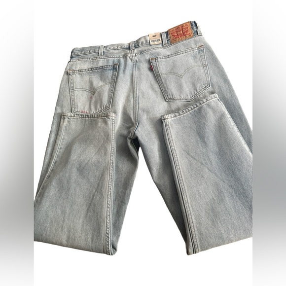 NWT Men’s 550 ‘92 Relaxed Taper Paint‎ Marked Jeans 38 x 32 - Picture 1 of 11